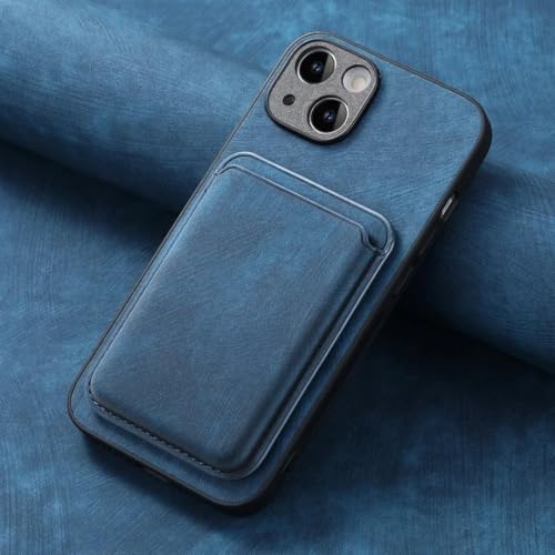Étui en cuir vintage iPhone 14 avec porte-cartes chic et durable