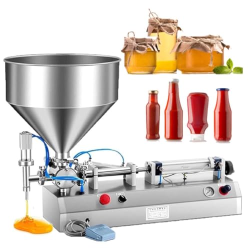 Llenadora cuantitativa para líquidos viscosos | Volumen de llenado 5-3000 ml | Llenadora automática para líquidos viscosos con cola de tahini,200-2000ML