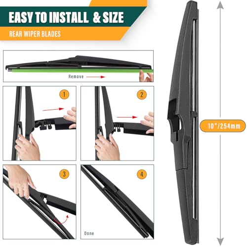 Image of Windshield Wiper Blades Replacement for Chevy Chevrolet Spark 2016-2021
