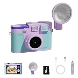 CHUZHAO Aesthetic Retro Digital Camera Autofocus 12MP 1080P with Fill Light Creative Filters and...