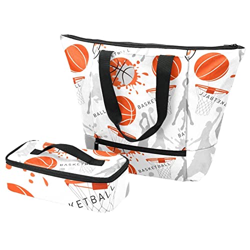 Fiambrera deportiva de baloncesto para mantener tu comida fresca en la oficina o la escuela