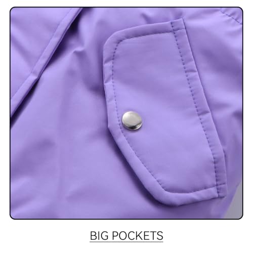 Girl Winter Fleece Coat Long Puffer Jacket with Faux Fur Hood Waterproof Clothes4