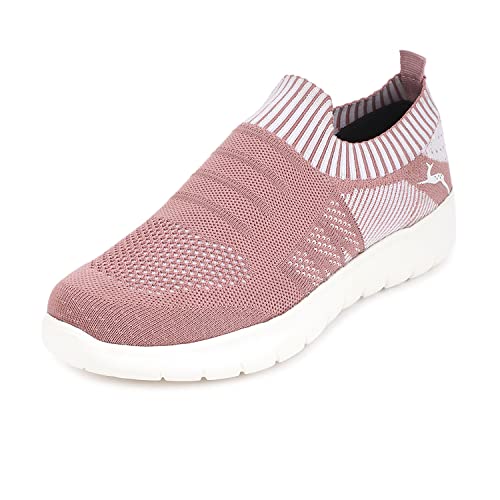 Image of Marc Loire Women's Lightweight Athleisure Knitted Active Wear Slip-On Sneaker Shoes for Sports, Athletics and Walking