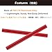 Triwonder Tent Pole Repair Splint Repair Kit Spare Repair Tube for Diameter 8.5-10.5mm (Red - 10 Pack)