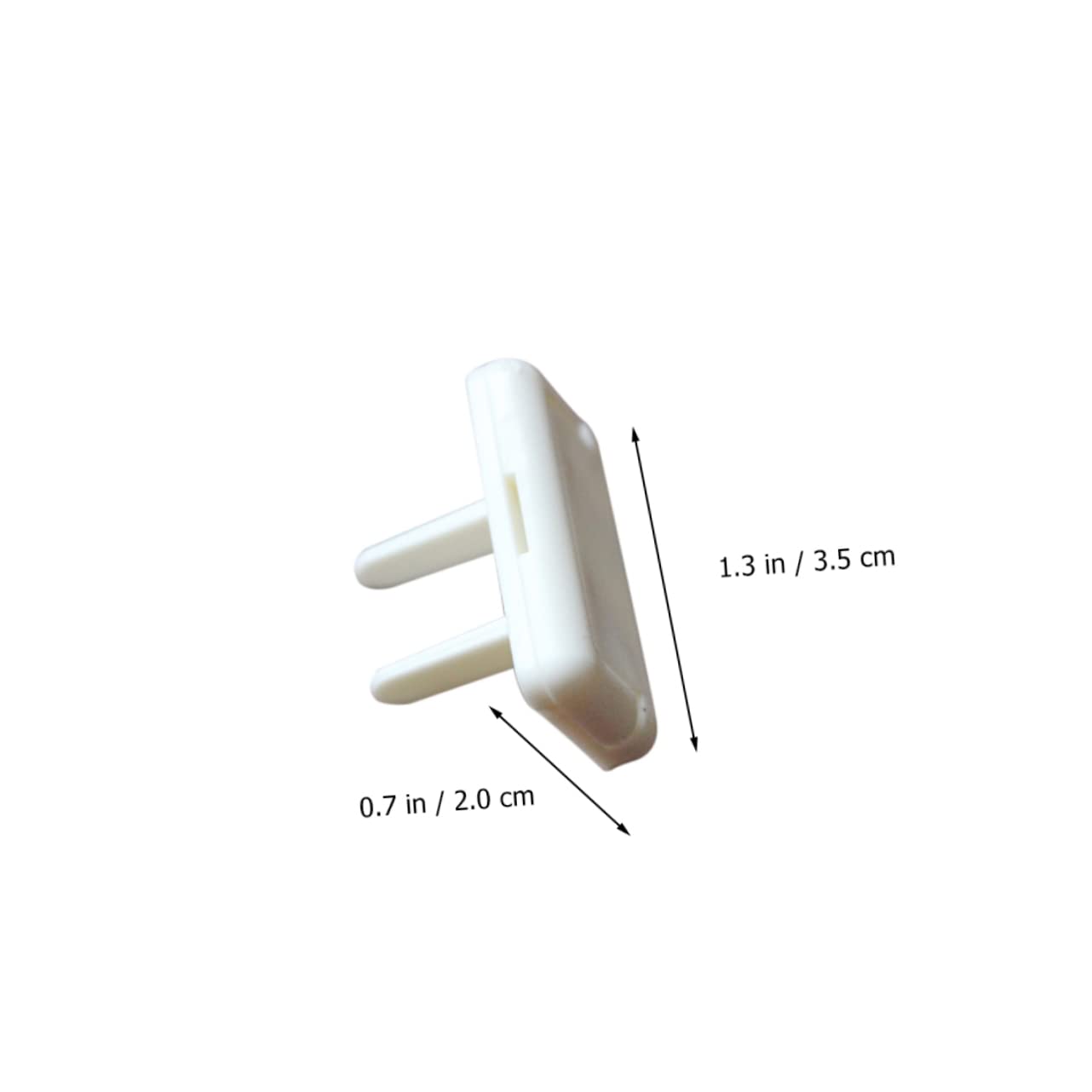UPKOCH 60 Piezas Protectores De Enchufes Eléctricos Prueba De Bebés Tapa Enchufes De Seguridad Para Uso Casa Color Blanco Estándar Material Seguro