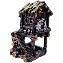 M2cbridge Aquarium Decorations Fish Hideout House Shelter Betta Cave Style D