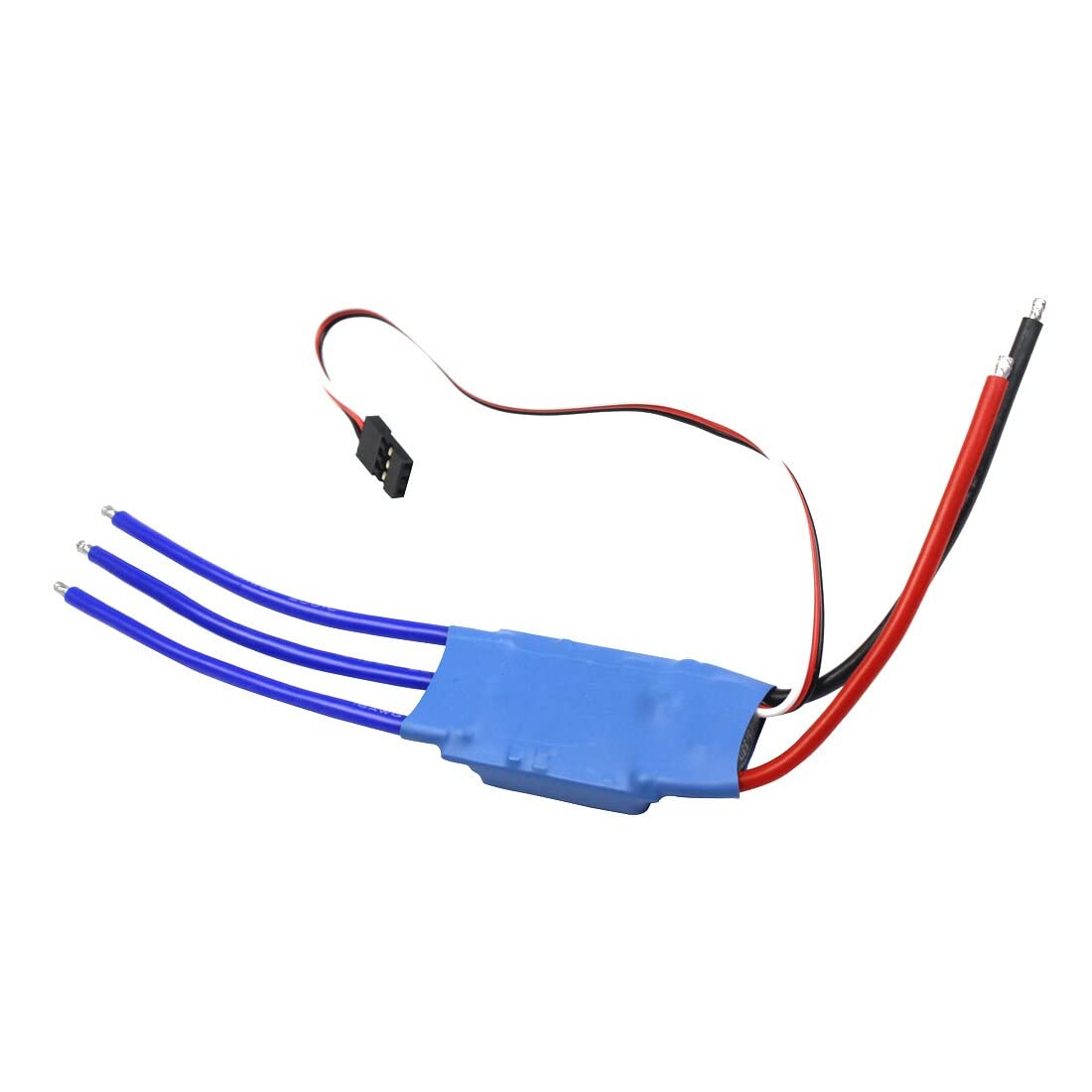 QWinOut 30 A Brushless ESC Speed Controller Blue Color for DIY RC Quadcopter Hexacopter Multi-Rotor Aircraft Drone (10 pezzi)
