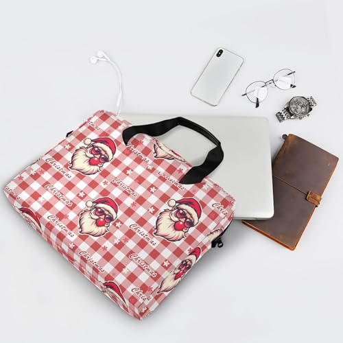 Maletín para portátil con estampado navideño y correa ajustable miniatura 7