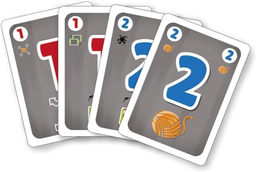 Clementoni - 16566 - Kitty Race - Jeu de Cartes pour Enfants à partir de 7 Ans et Plus - De 2 à 5 Joueurs - Jeu Educatif pour Jouer en Famille