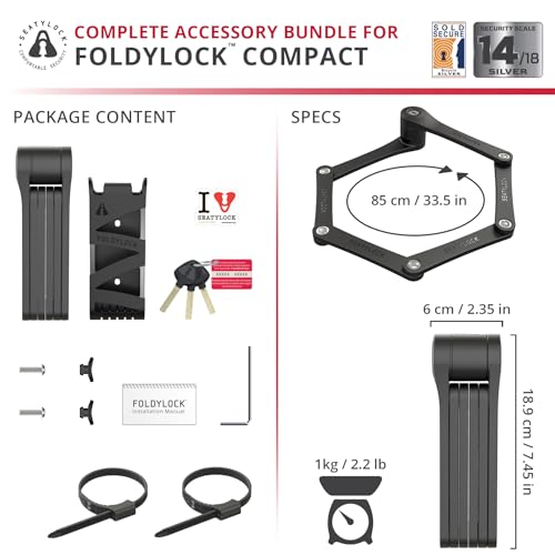 Seatylock FoldyLock Compact Folding Lock
