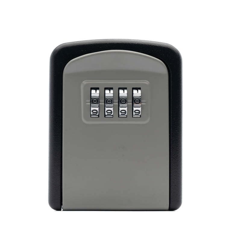 Omoft Corporation Wall Mount Key Storage Box, 4-Digit Combination Lock, Durable Metal Safe for Home, Office, Airbnb, Versatile Use for Keys and