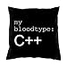 Produktbild Kissen komplett mit Füllung, Dekokissen, Couchkissen - my bloodtype C++