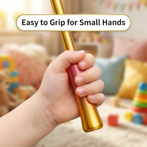 Image of Credit Card Wand, Contactless Payment Card Wand with Secure Slot, Fun Payment Experience for Everyday Use, Rainbow Color Star Design, Single Piece Credit Card Apply Tool (red)