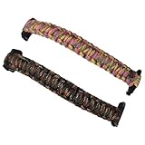 2 Pack Tactical Weaving Handle with Buckle Ends Tactical System Molle-Backpacks Straps Accessories Emergency Handle Quick Installation Ends Accessories for Backpacks Sling Bags Multifunction Handle