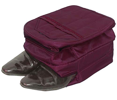 Image of Kuber Industries Shoe Cover Travelling Shoe Storage Bag /Storage Footwear Organiser Pouch Shoe Bag (Can Keep Upto 3 Pair) -CTMTC39551
