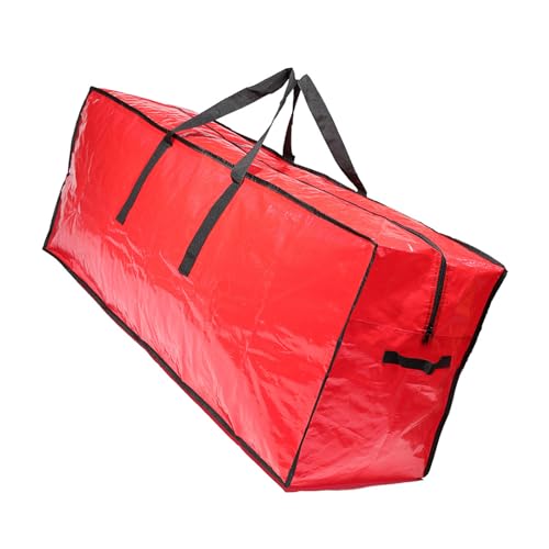 LAIOUSN Bolsas de almacenamiento para árbol de Navidad con cremallera para abetos pequeños, ahorro de espacio, contenedor de decoración cíclica, bolsas de almacenamiento densas para árbol de Navidad