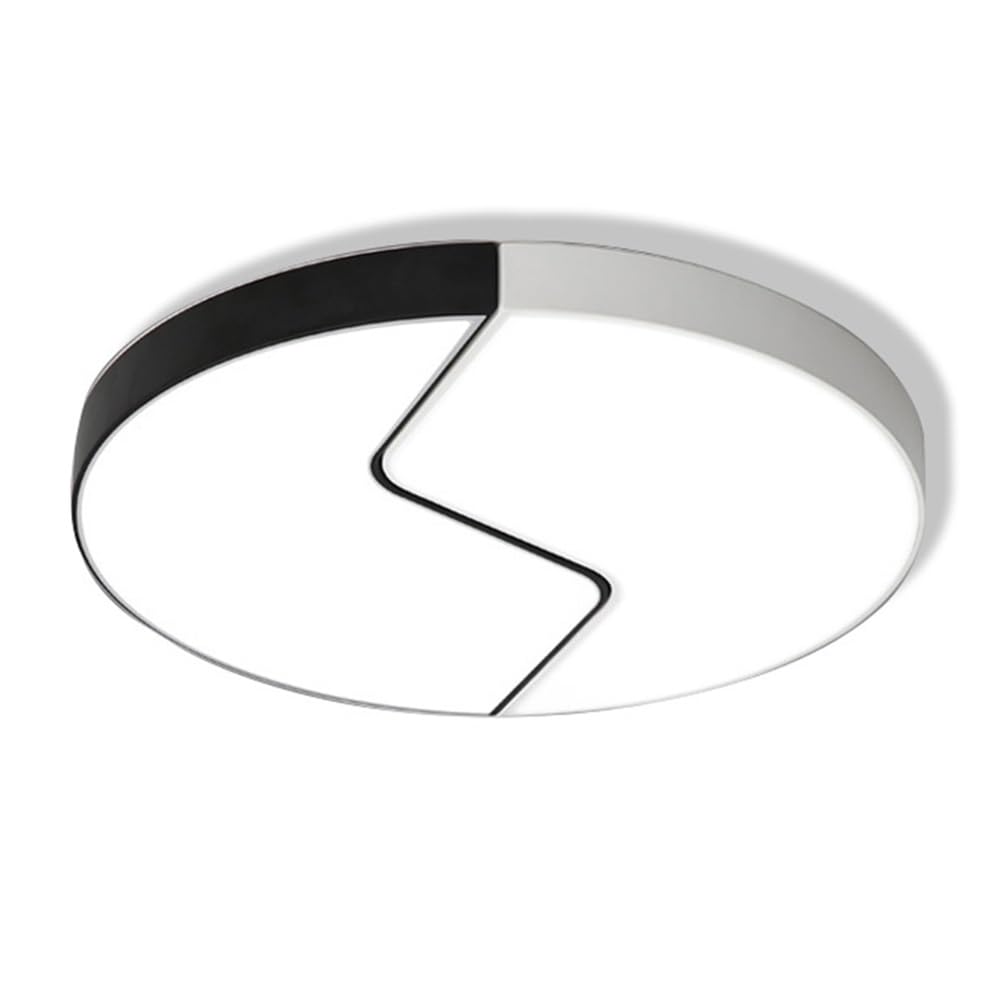 Plafonnier LED moderne pour chambre et salon au design rond