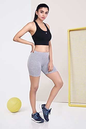 Image of Women's Solid Inner & Outer Wear Active Hot Shorts
