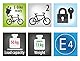 EUFAB 11563 Fahrradträger CROW, E-Bike geeignet, teilweise vormontiert, Diebstahlschutz, für 2 Fahrräder, für Anhängerkupplung, schwarz