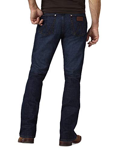 Image of Wrangler Men's Retro Slim Fit Straight Leg Jean