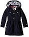 Osh Kosh Girls' Stripe Lined Girls Trench Coat