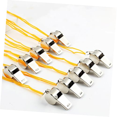 Set de 10 silbatos VICASKY con cordón para emergencias miniatura 5