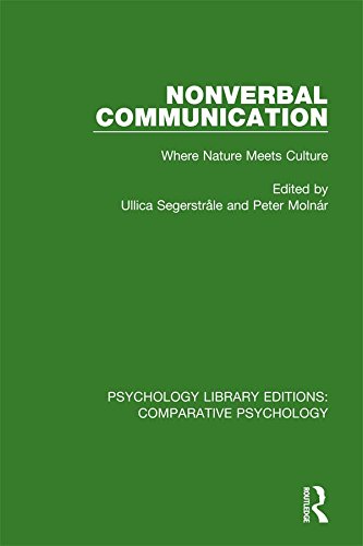 Nonverbal Communication: Where Nature Meets Culture (Psychology Library Editions: Comparative Psychology)