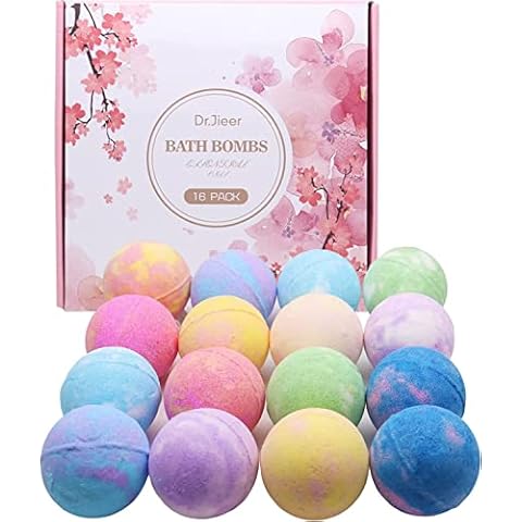 16 Pieces Handmade Bath Bomb Gift Set Cover