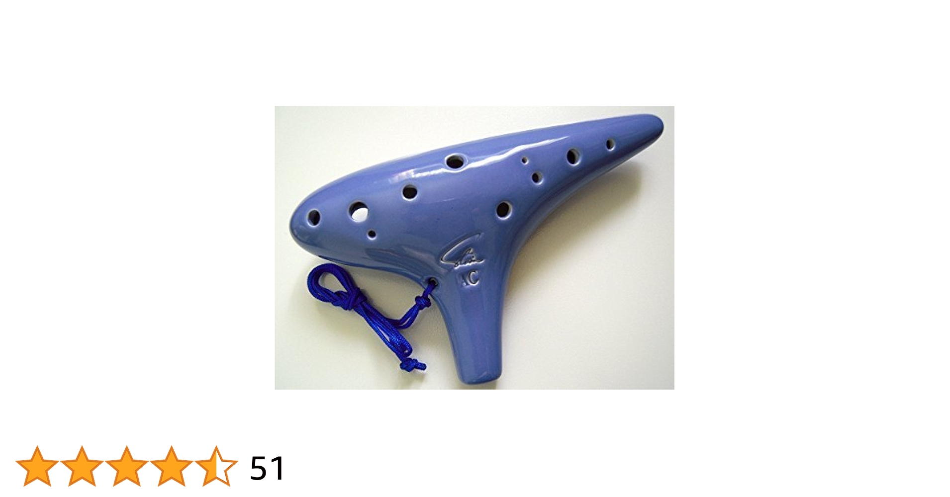 Amazon.com: Focalink Alto C 12 Holes Ceramic Ocarina - Easy