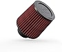 K&N Universal Clamp-On Air Intake Filter: High Performance, Premium, Washable, Replacement Filter: Flange Diameter: 2.75 In, Filter Height: 5.5 In, Flange Length: 2 In, Shape: Round Tapered, RU-4960