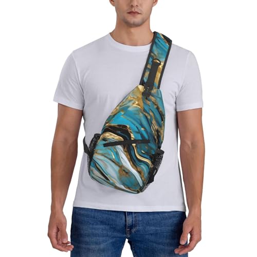Morrales de día con estampado turquesa para senderismo miniatura 7