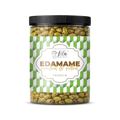 Image of LILA DRY FRUITS Edamame Roasted Salted Flavour 100 Gms Beans Flavoured Edma Beans Crunchy Protein Rich Snack | Healthy Edamamme Bean for Daily Snacking & Fitness Diet Perfect for Gifting