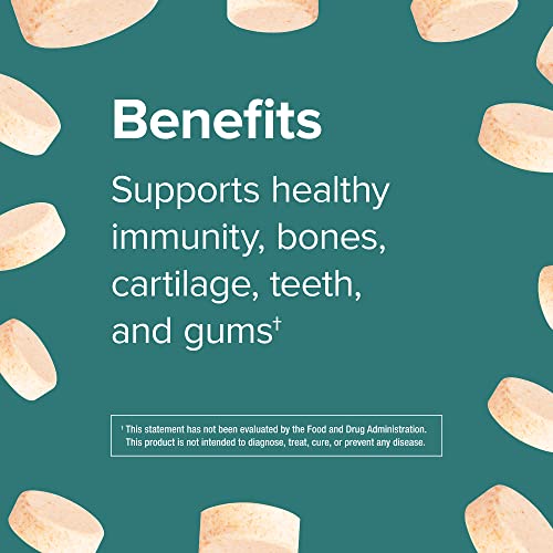 Webber Naturals Vitamin C+D3, 200 Chewable Orange Tablets, 1,000 Mg Of Vitamin C With 1,000 Iu Of Vitamin D3 Per Serving, Bones, Teeth, Immune And Antioxidant Support, Non Gmo, Dairy & Gluten Free #TOP4