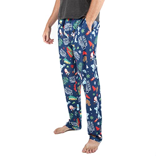 Bioworld CHRISTMAS VACATION Logo All Over Print Mens Pajama Sleep Pants Loungewear2