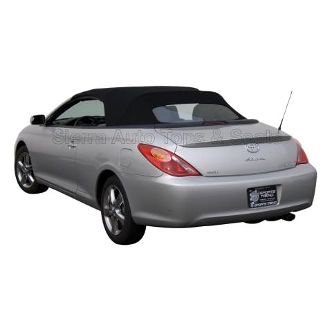 Sierra Auto Tops Convertible Top Replacement for Toyota Solara 2004-2009, Stayfast Canvas, Black Cover