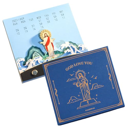 CVUTOVO Calendrier de Bureau 3d 2027 à Feuillets Journaliers en Papier