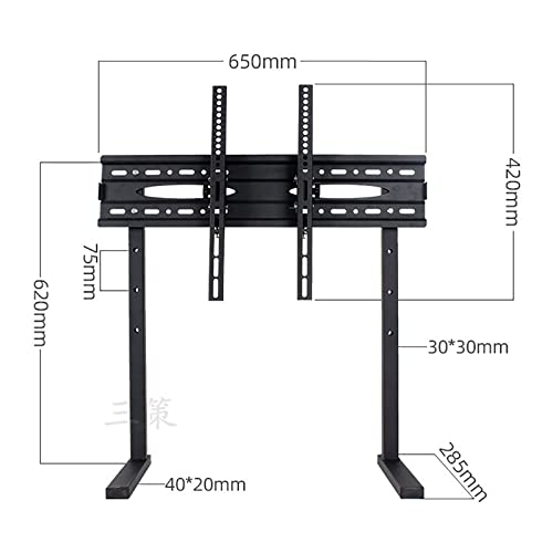 Support de table pour téléviseur avec conception à double assurance anti-chute