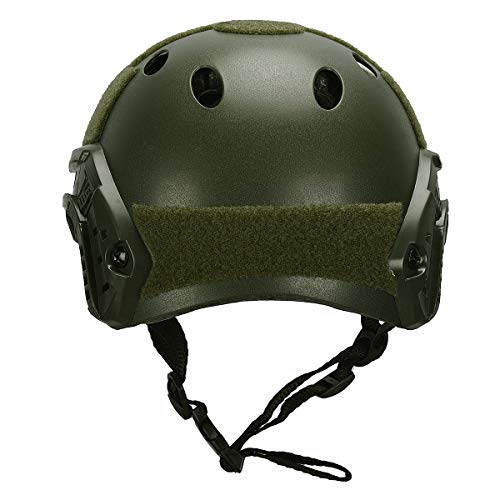 Loogu Airsoft Helmet, Fast Pj Type Bump Tactical Protective Gear For Outdoor Activities With 12-In-1 Face Mask #TOP3