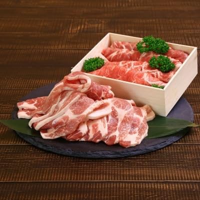 絶品もち豚!肩ロース (しゃぶしゃぶ用500g・焼肉用400g) 合計900gセット