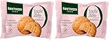 SANTIVERI - Galletas Arándanos Triple Zero, Galletas Crujientes con Avena Integral y Arándanos Rojos, Altas en Fibra, Sin Edulcorantes, Sin Azúcar Añadido Ni Gluten, Vegano - 3 Unidades, 28 g