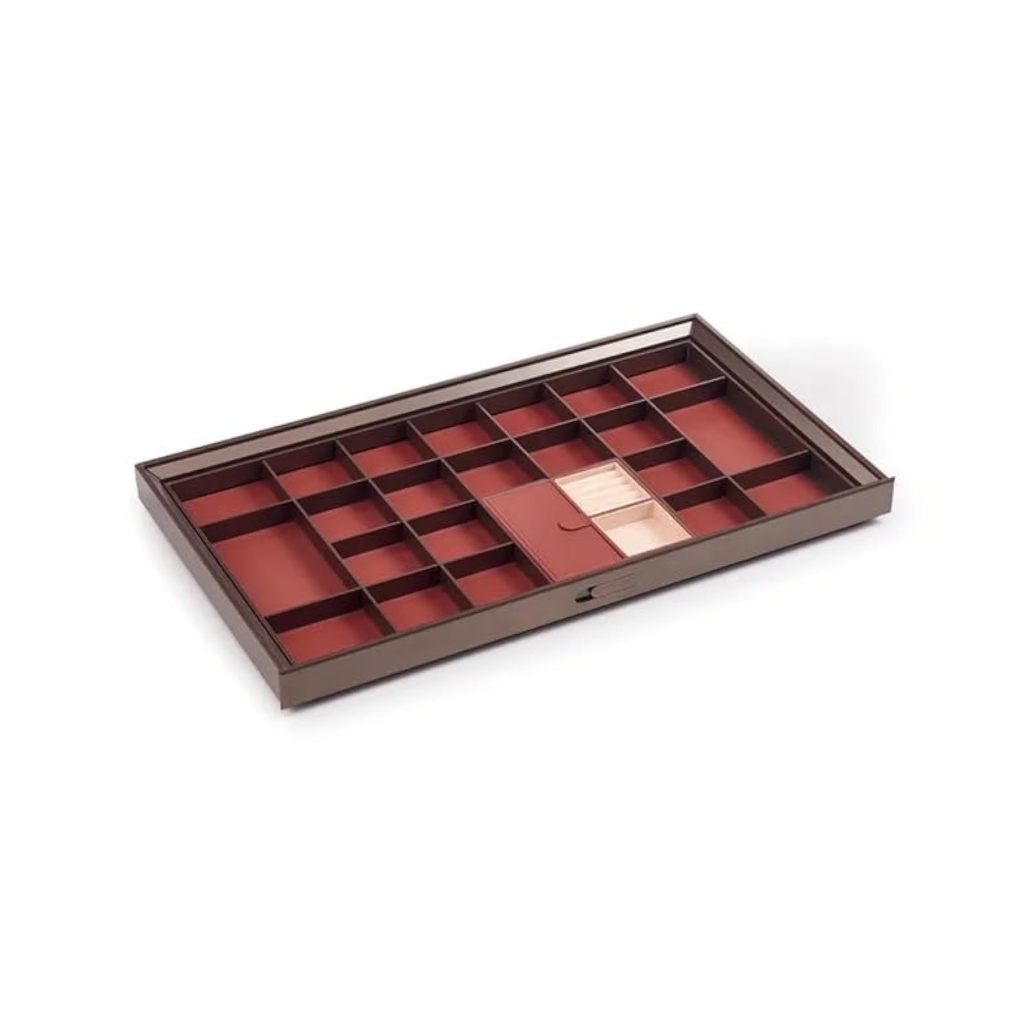 Wardrobe Jewelry Organizer Box, Mocha