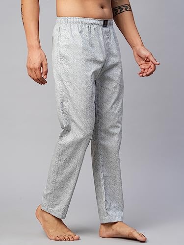 Image of Urban Scottish Men's Lounge Pants 100% Cotton Men's Lounge Night Pant Comfortable Leisure-Wear Lower with an Elastic Waist-Band and Regular Fit Track Pants, Machine Washable Stay at Home
