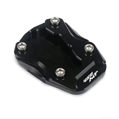 TT719 Enlarged Kickstand Pad Pedal Sidestand Pad Compatible with CFMOTO Ibex 450 2025,Aluminum,CNC-machined,Anodized,Black,CFMOTO IEBX 450 Accessories