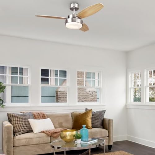 Image of Westinghouse 7221600 Alloy LED Ceiling Fan with Light, 42-Inch, White