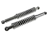 Stoßdämpfer 395 mm Chrom Set universal Honda MT/MB Moped