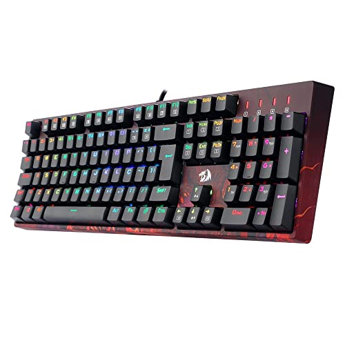 Teclado Mecânico Gamer Redragon Infernal Viserion, Redragon Chroma, Layout ABNT2, Switch V-Track Opt
