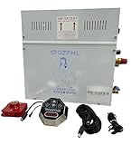 220V Steam Shower Generator, 9KW Steam Shower Kit with Digital Control, Steam Generator for Sauna, Home Steam Bath Machine, Spa Generator for Bathroom, Steam Sauna for Heating 8.5 m³ (300 ft3)