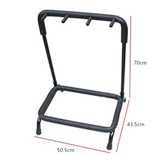COUYY Guitare Stand 9 Stand Vertical Pliant Portable Stockage Organisation Afficher Guitare Acoustique en Mousse… – Image 2