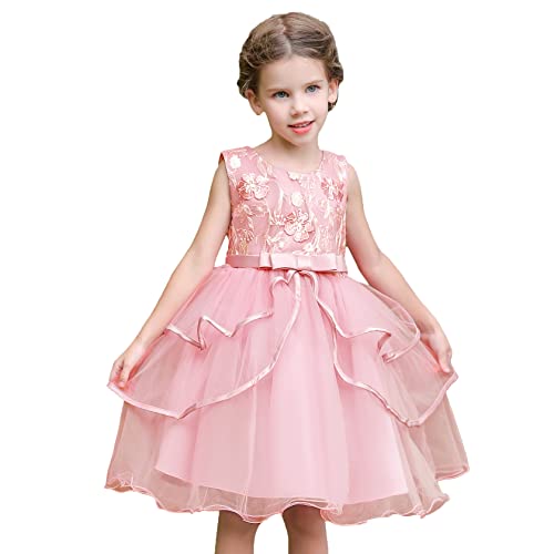 Robe d'anniversaire pour fille et tutu rose de fête 7-8 ans