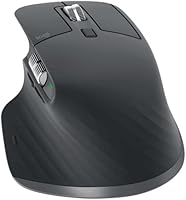 Vista 3 de Logitech Ratón Inalámbrico de Rendimiento MX Master 3S - Grafito Con Receptor Bolt